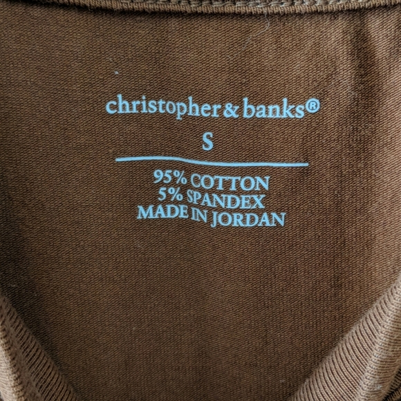 Christopher and Banks size small cotton sleeveless - Picture 3 of 5